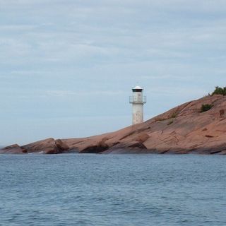 Blå Jungfrun West lighthouse