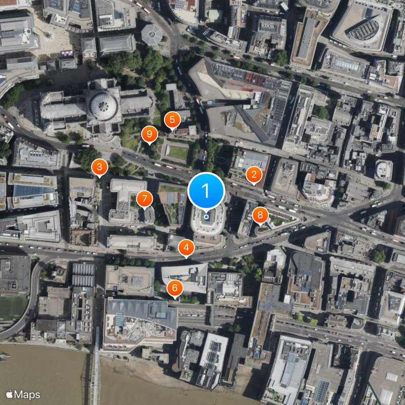 Financial Times Mapa