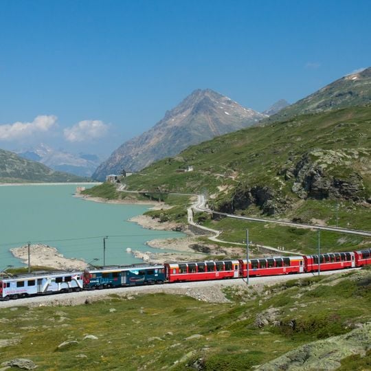 Bernina railway line