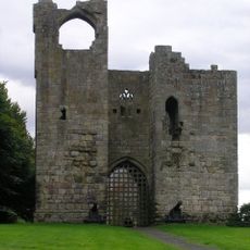 Etal Castle Gate Tower, South Curtain Wall And South West Tower
