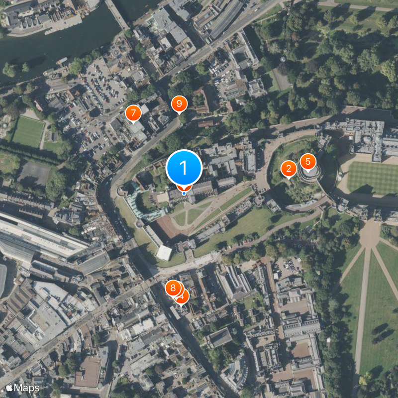 Capilla de San Jorge Mapa