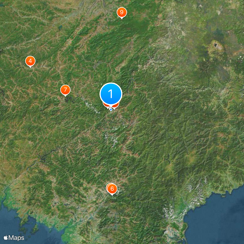 Gwanggaeto Stele Map