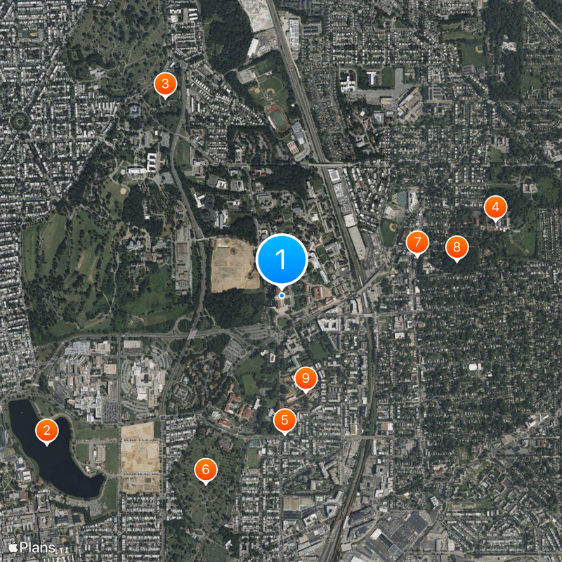 Basilica of the National Shrine of the Immaculate Conception Map