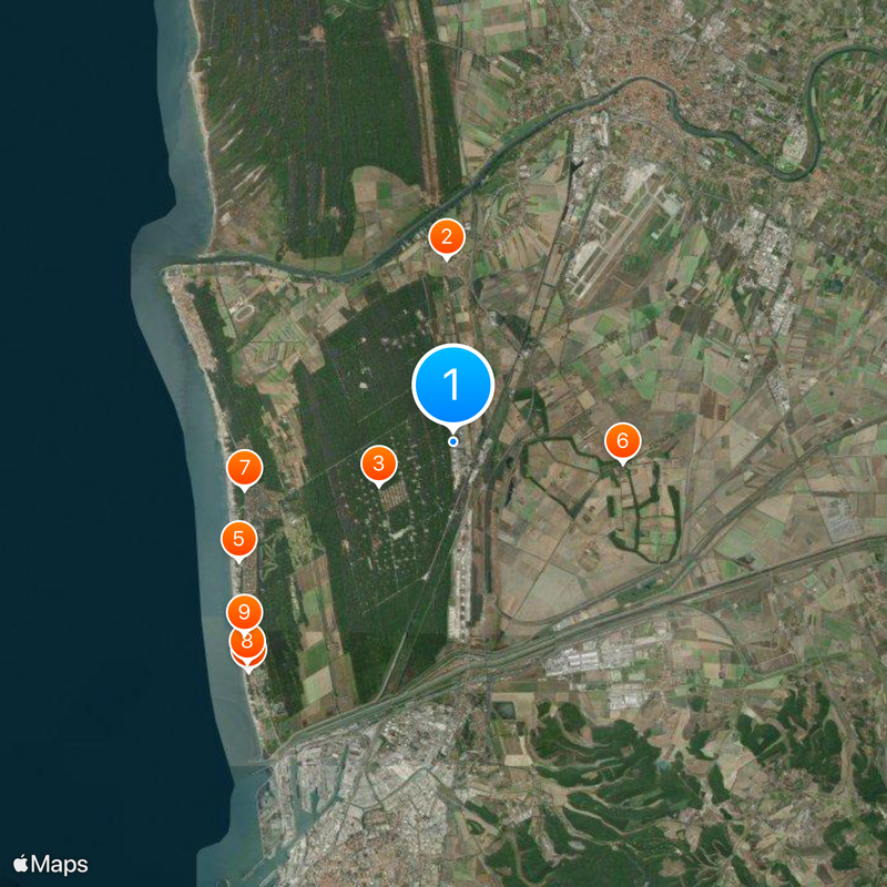Camp Darby Map