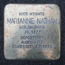 Stolperstein en memoria de Marianne Nathan