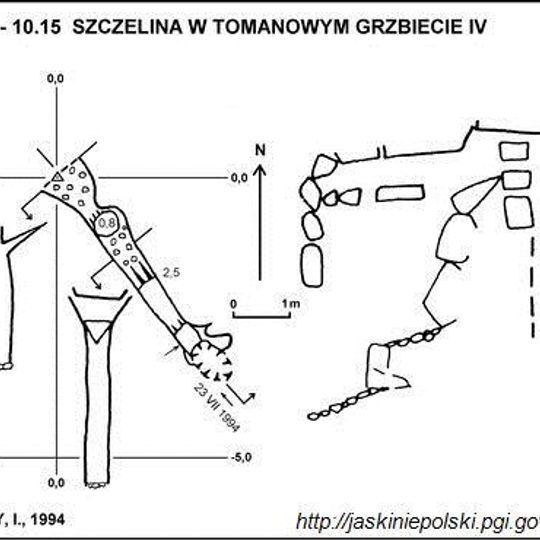 Szczelina w Tomanowym Grzbiecie IV