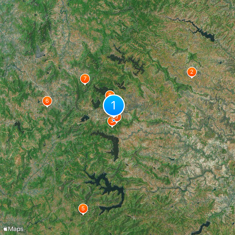 Cuevas de Bhaja Mapa