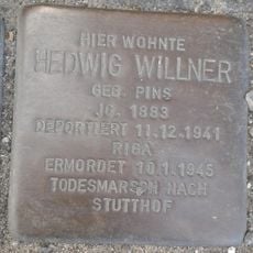 Stolperstein dedicated to Hedwig Willner