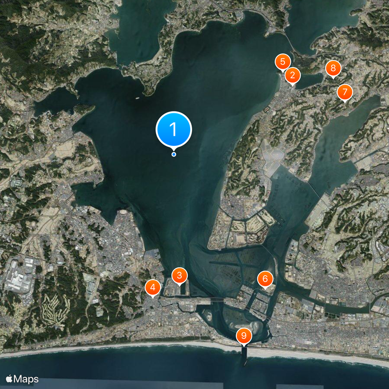 Lake Hamana Map