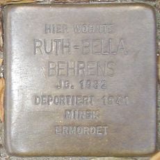 Stolperstein en memoria de Ruth-Bella Behrens