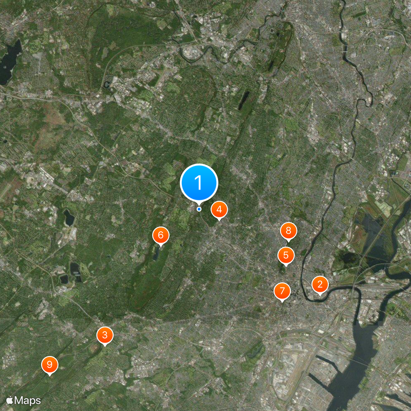 Condado de Essex Mapa