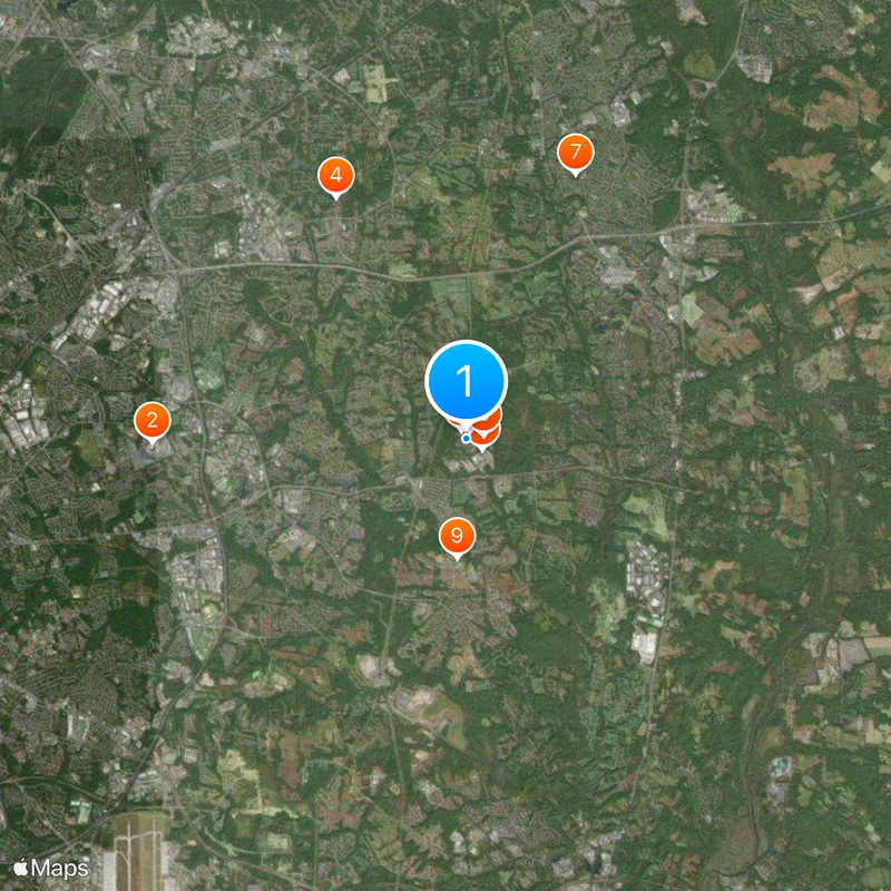 Superman – Ride of Steel Mapa