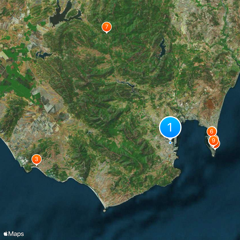 Campo de Gibraltar Map