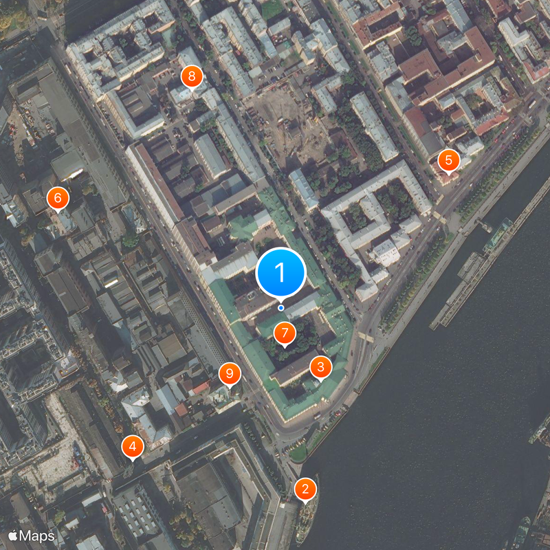 École des mines de Saint-Pétersbourg Carte