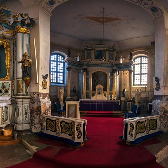Balustrade of Church of the Holy Trinity in Kuldīga