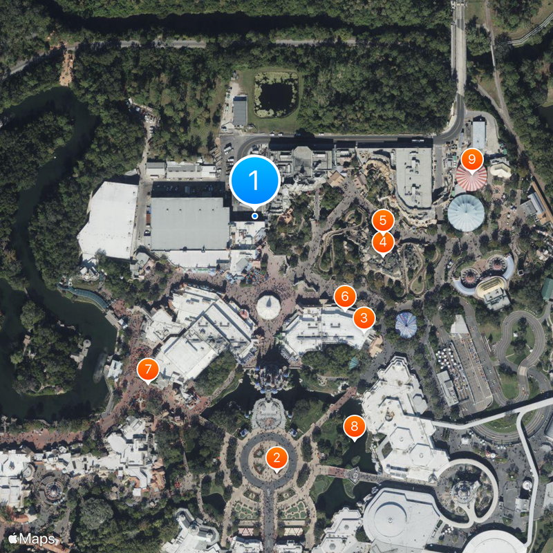 Disney utilidor system Map