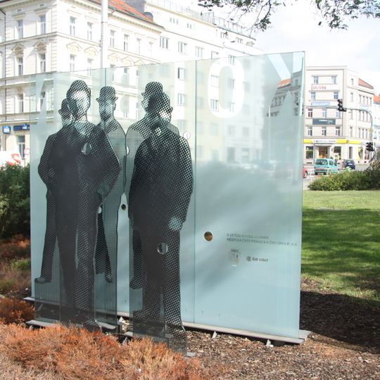 Pomník Emila Kolbena na Vysočanech