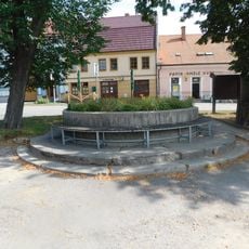 Kašna na náměstí v Měříně