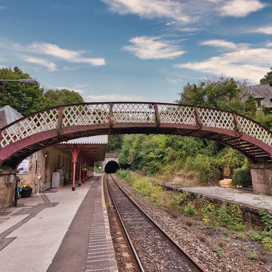 Footbridge At Cromford Station