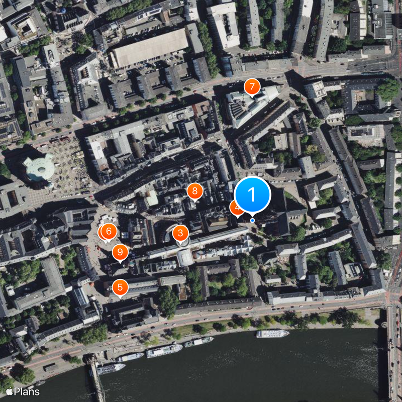 Katedra Cesarska Mapa