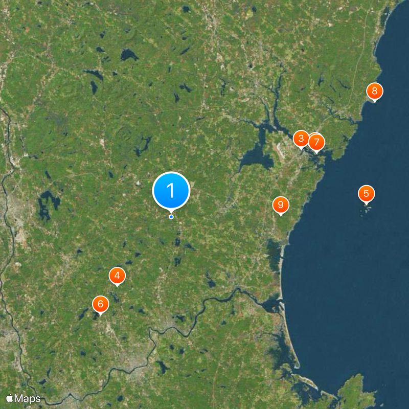 Comté de Rockingham Carte
