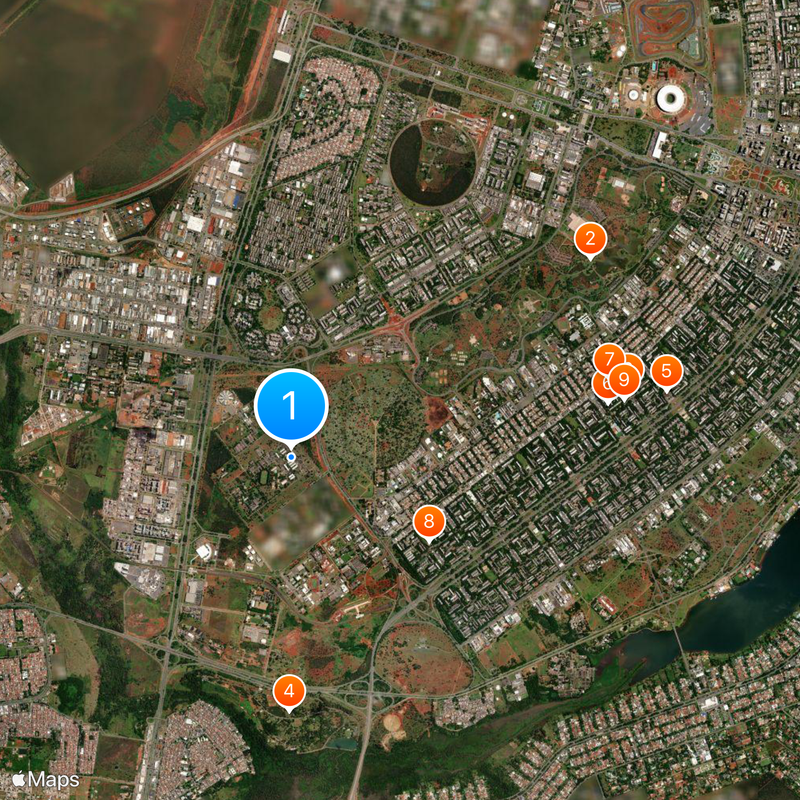 Agencia Brasileña de Inteligencia Mapa