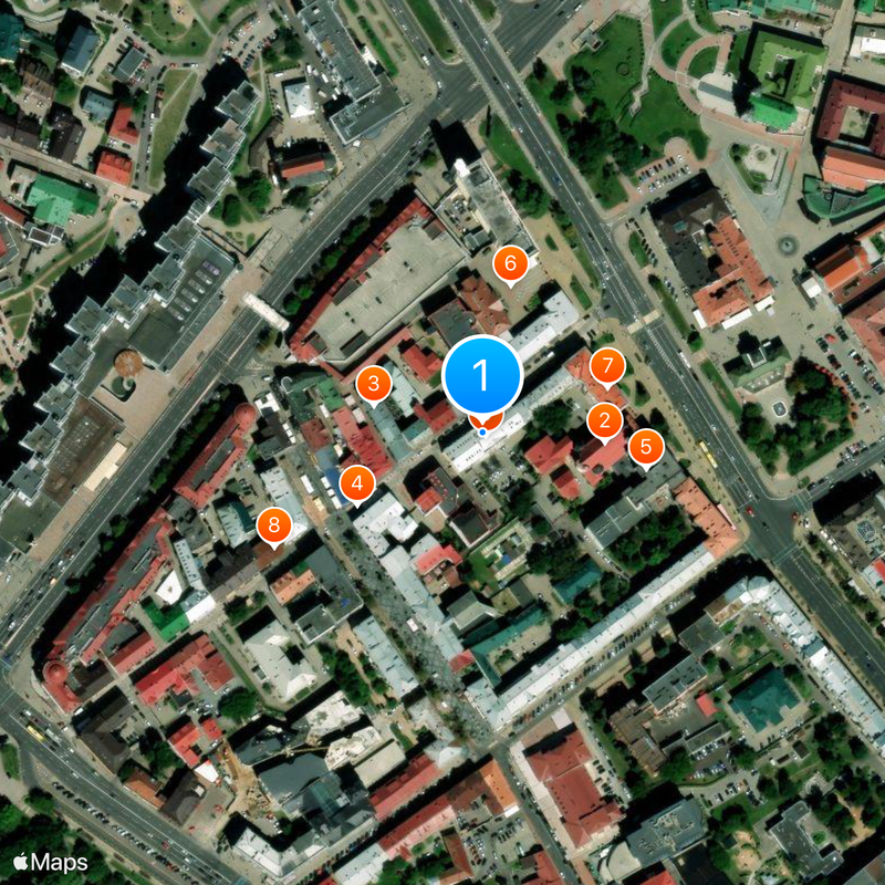 Main Directorate for Combating Organized Crime and Corruption Map