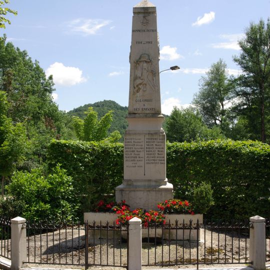 War memorial of Colomieu