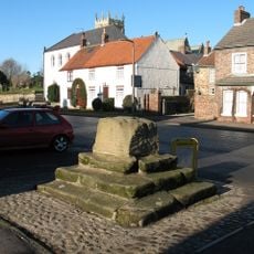 Medieval Cross Base Outside Post Office