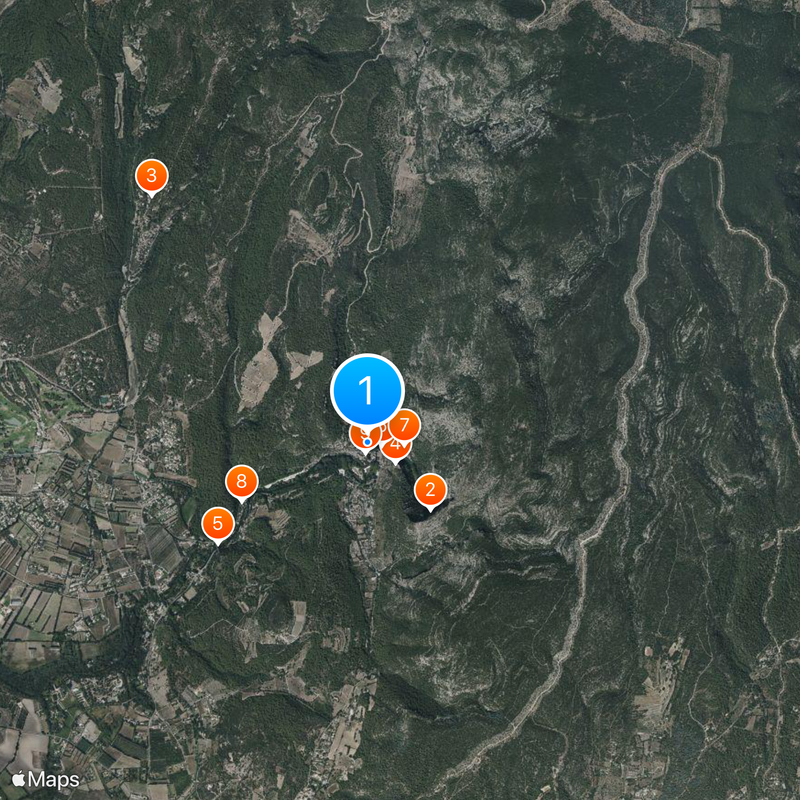 Fontaine-de-Vaucluse Mappa