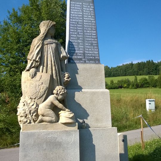 Pomník padlým v Bítouchově u Semil