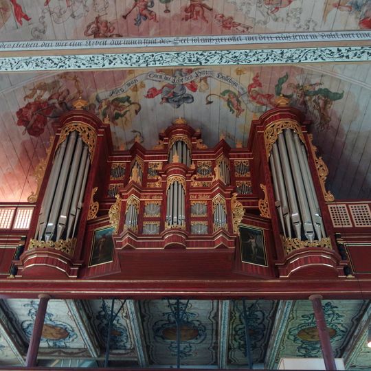 Arp Schnitger organ in St. Pankratius church in Hamburg-Neuenfelde