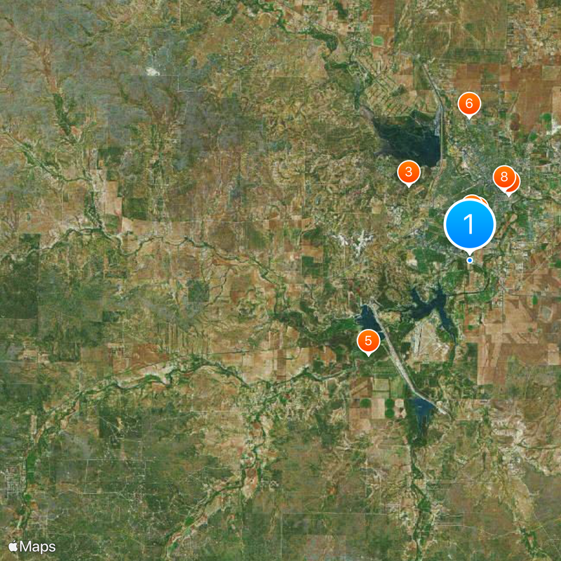 Tom Green County Map