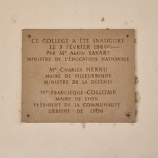 Commemorative plaque