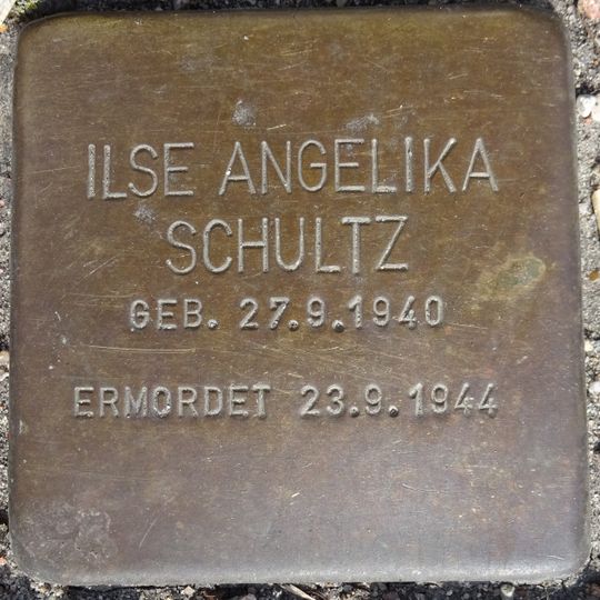 Stolperstein en memoria de Ilse Angelika Schultz