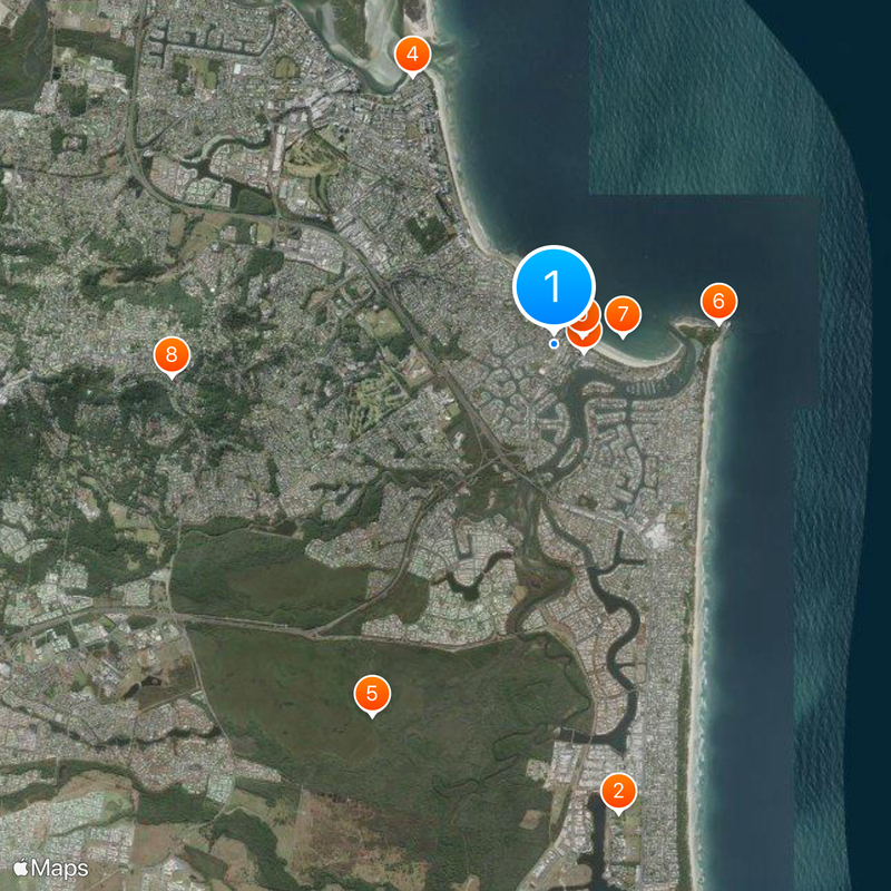 Mooloolaba Map