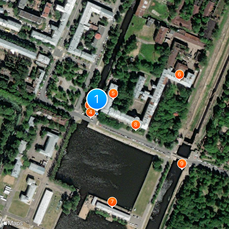 Kronstadt tide gauge Map