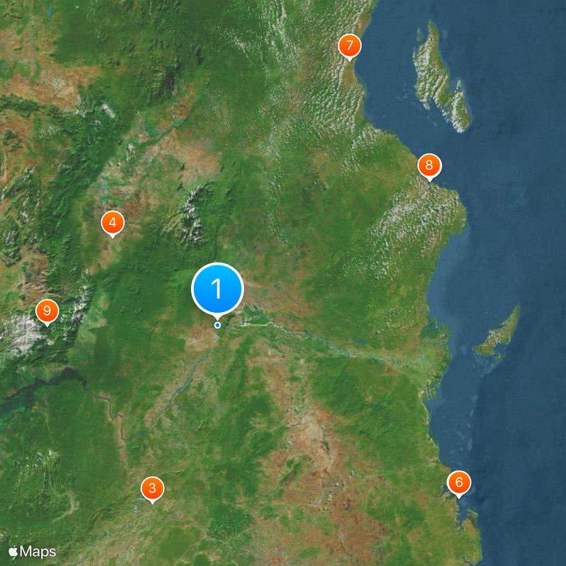 Julius Nyerere Hydropower Station Map