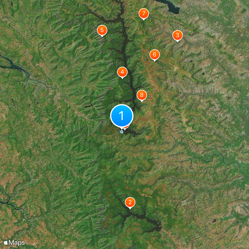 Koyna Hydroelectric Project Carte