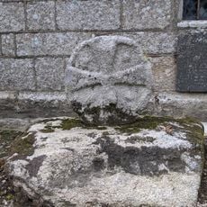 Three wayside crosses in St Julitta's churchyard