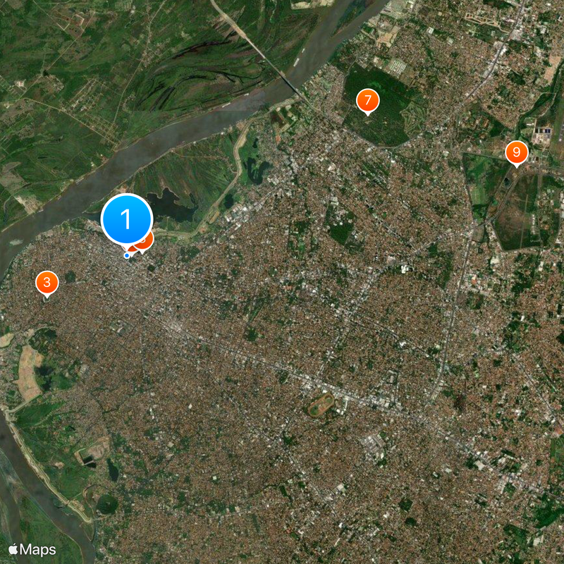 Gran Asunción Map