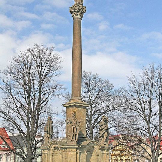 Maria column in Vysoké Mýto