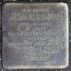 Stolperstein en memoria de Gella Alice Katz