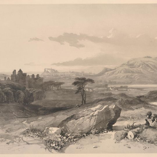 Designed landscape at Craigmillar Castle