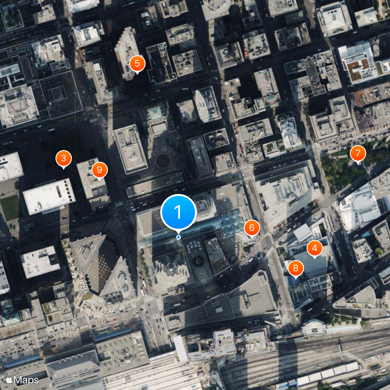 Brookfield Place Map