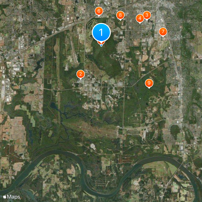 Redstone Arsenal Map