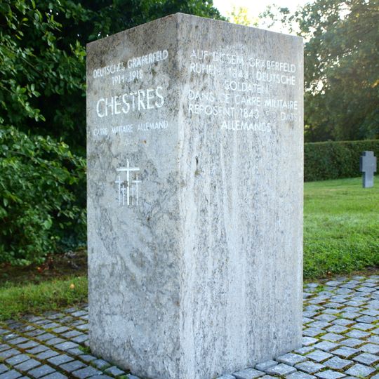 German section of the Chestres‎  military cemetery