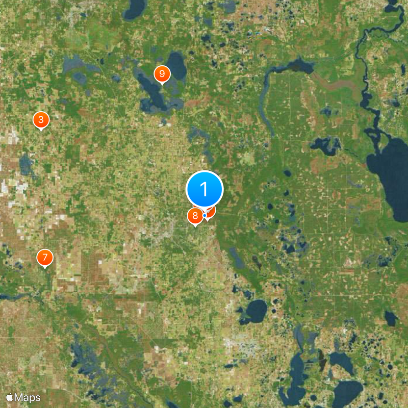 Contea di Marion Mappa