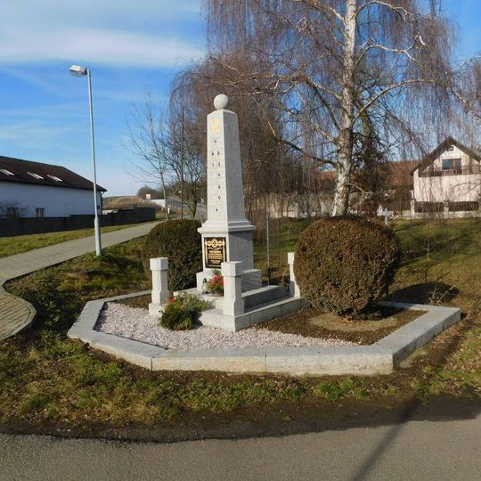 Pomní padlým v 1. světové válce v Želivci