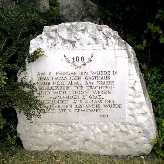 Gedenkstein „D´Almbrüder z´Graz“